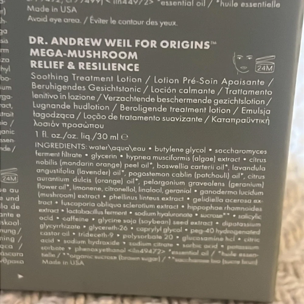 Origins SKIN BOOSTERS 5 pc Mega-Mushroom™ Skin Fortifying Regimen NIB
